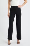 Anne Klein High Waist Pull On Wide Leg Pants