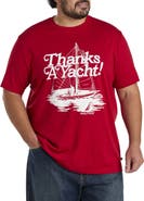 Nautica Big & Tall Thanks A Yacht Graphic Tee