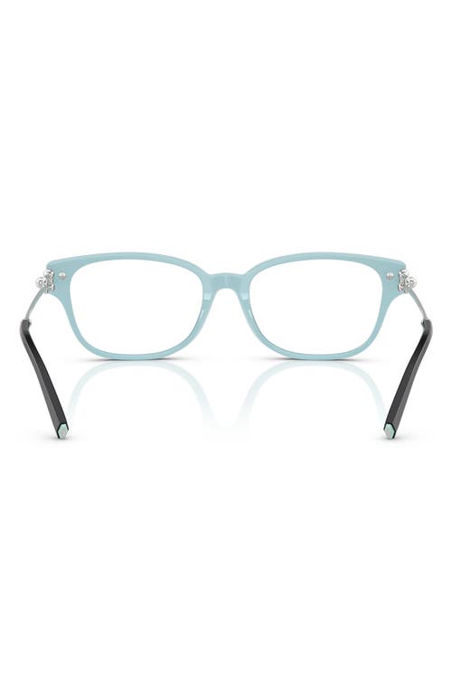 Tiffany & Co . 54mm Pillow Optical Glasses In Black Blue