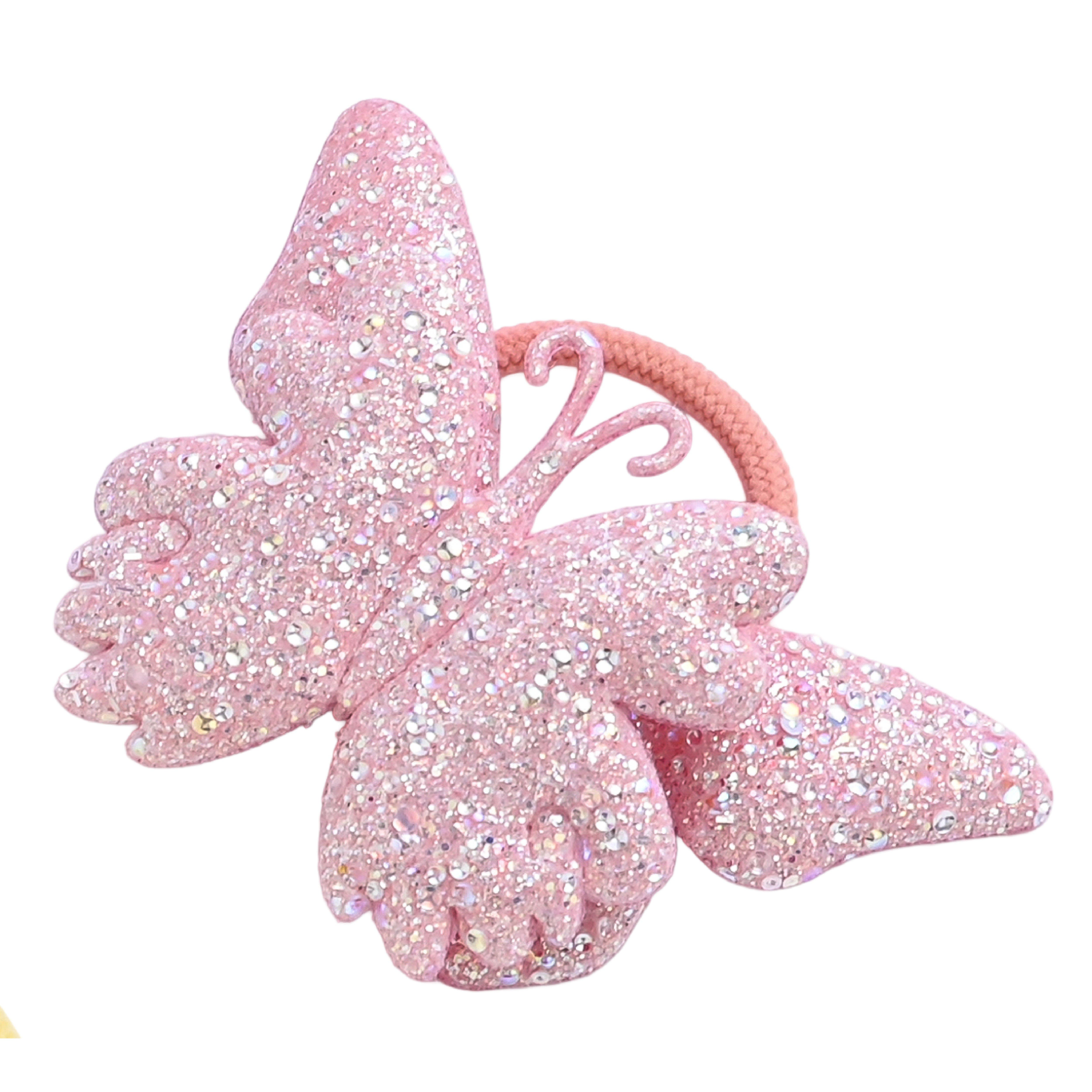 Mimi Tutu Glitter Butterfly Hair Tie Set | Nordstrom