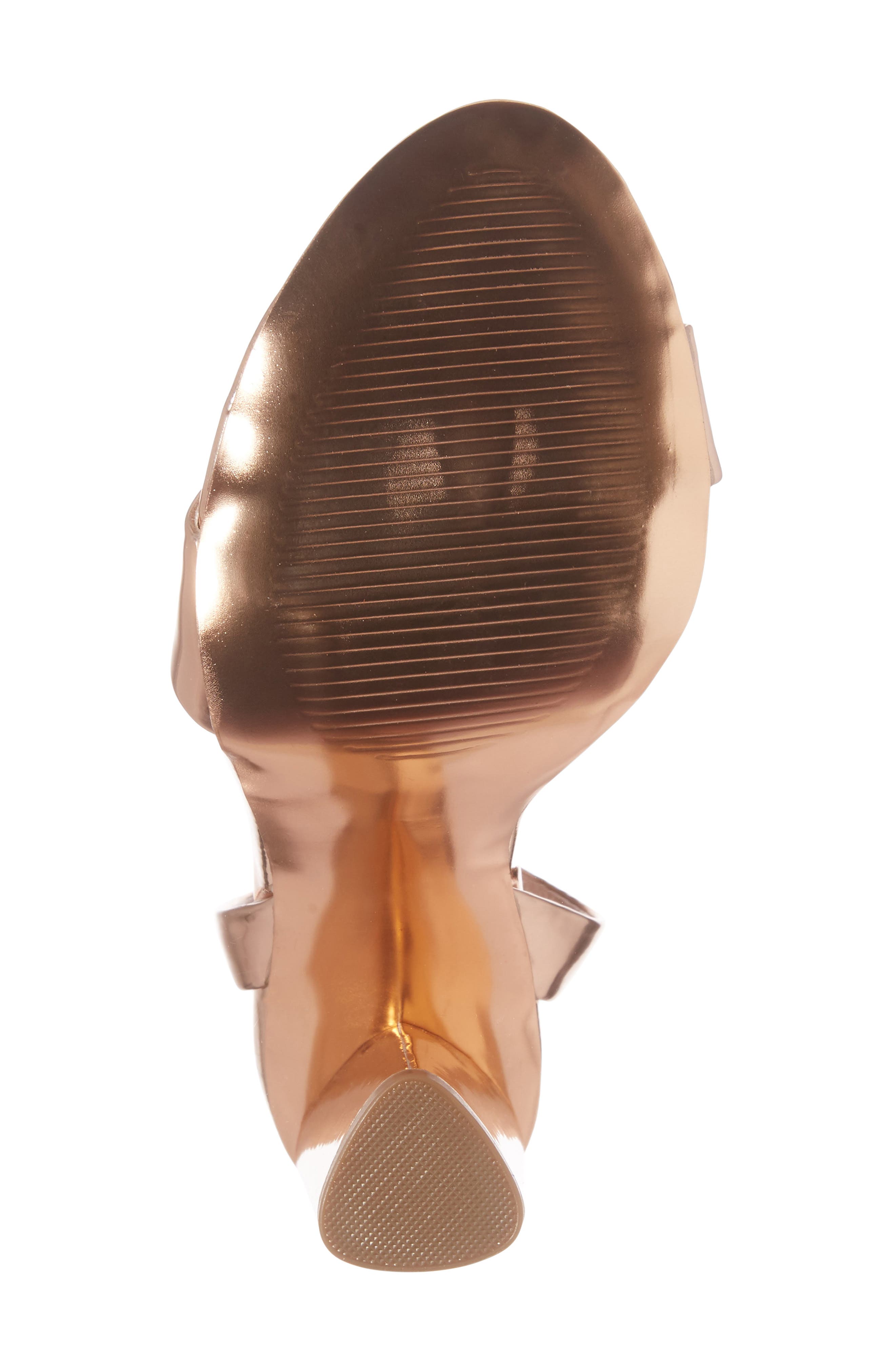 Treasure Sandal, Alternate, color, ROSE GOLD FAUX LEATHER