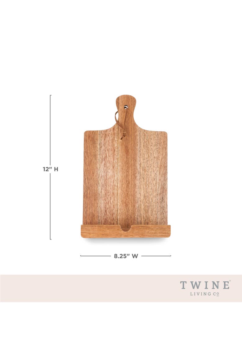 Acacia Wood Tablet Cooking Stand, Alternate, color, Wood