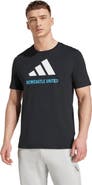 adidas Men's adidas  Black Newcastle United Three-Stripe Wordmark T-Shirt