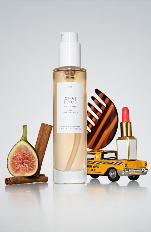 Le Monde Gourmand Chai Épicé Body Oil In Transparent