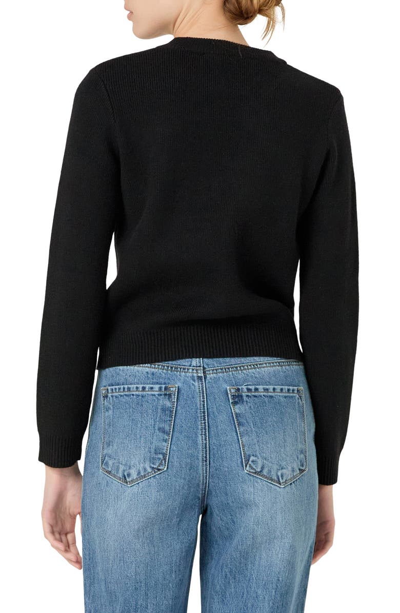 Endless Rose J'Adore You Sweater, Alternate, color,