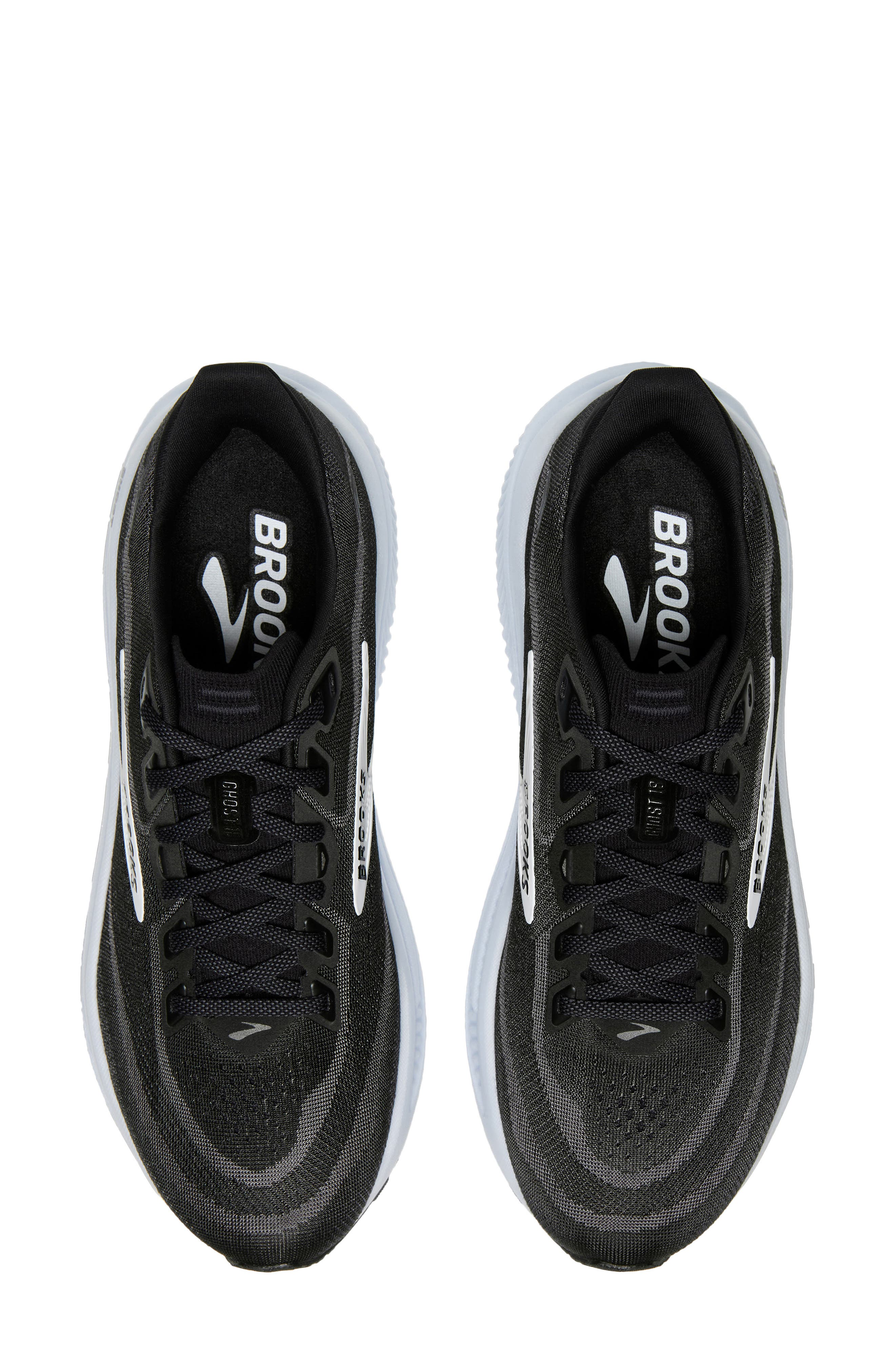 Brooks Ghost 18 Running Shoe, Alternate, color, Black/ Grey/ White