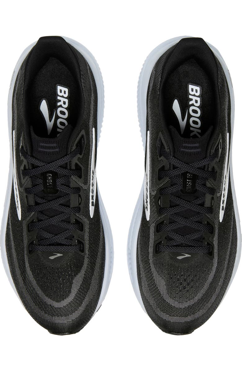 Brooks Ghost 18 Running Shoe, Alternate, color, Black/ Grey/ White