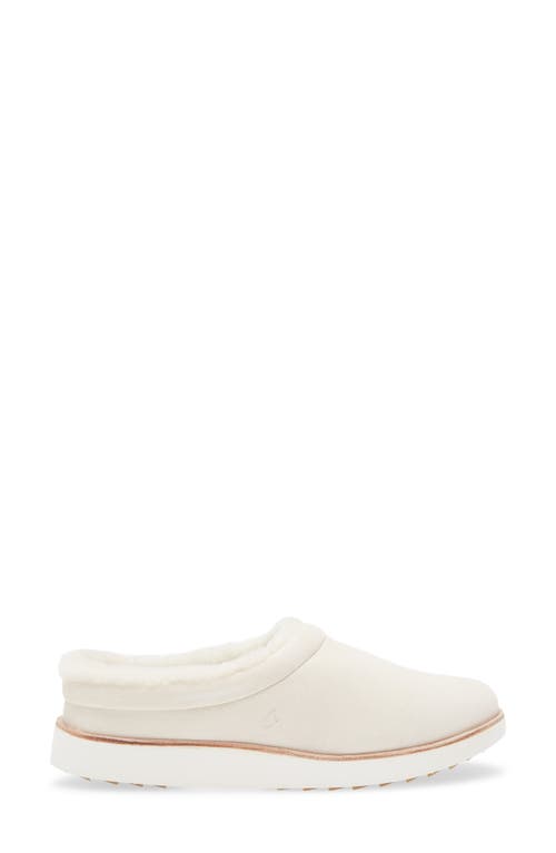 Olukai Mani Genuine Shearling Slipper In White