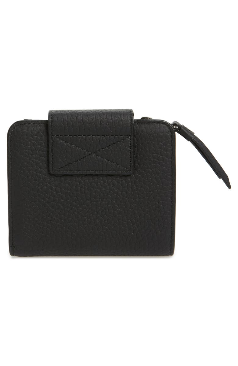 AllSaints Small Ray Leather Wallet, Alternate, color, 