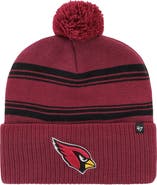 '47 Men's '47 Cardinal Arizona Cardinals Fadeout Cuffed Knit Hat with Pom