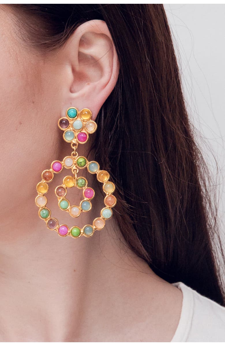 SYLVIA TOLEDANO Happy Flower Earrings, Alternate, color, Multi