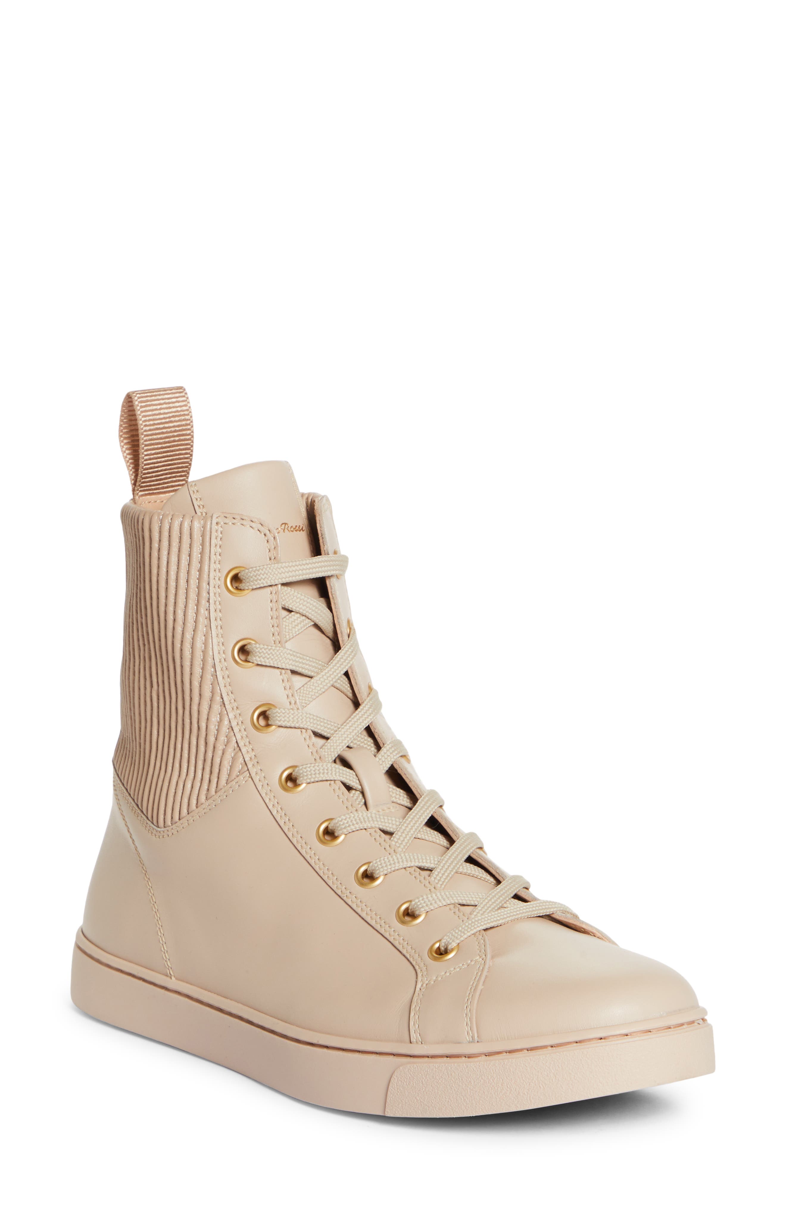Gianvito Rossi Martis Stretch High Top Sneaker, Main, color, 