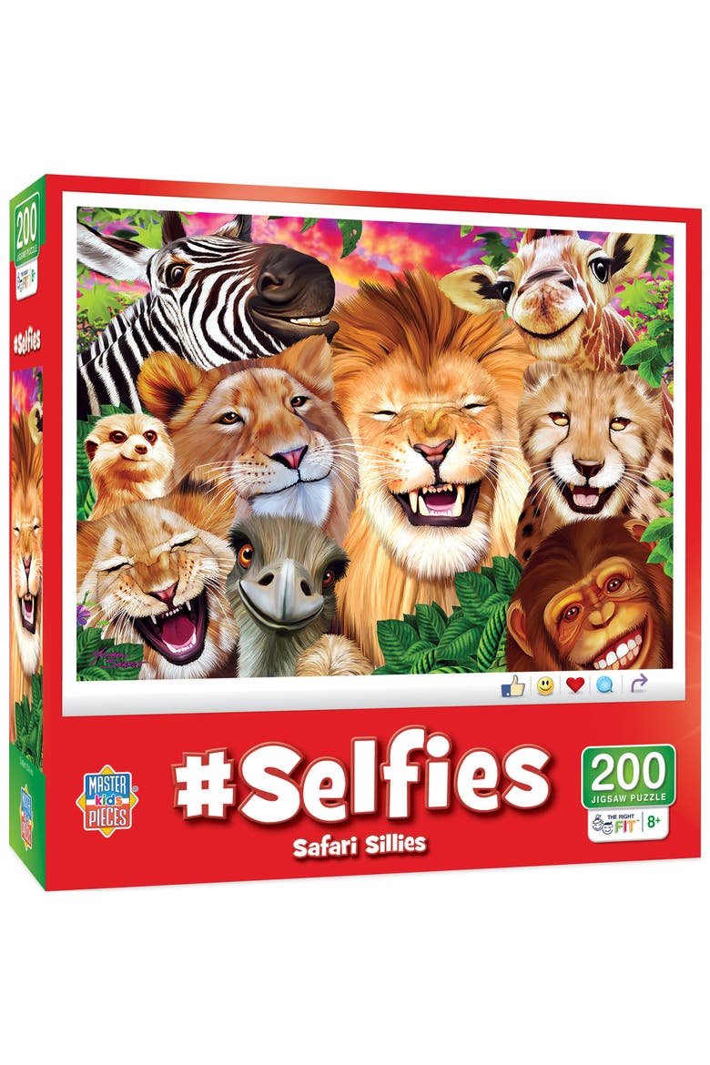 Safari Sillies 200 Piece Jigsaw Puzzle, Main, color, Multicolor