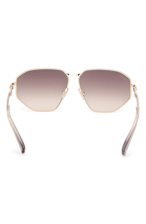 Max Mara Miller 54mm Navigator Sunglasses