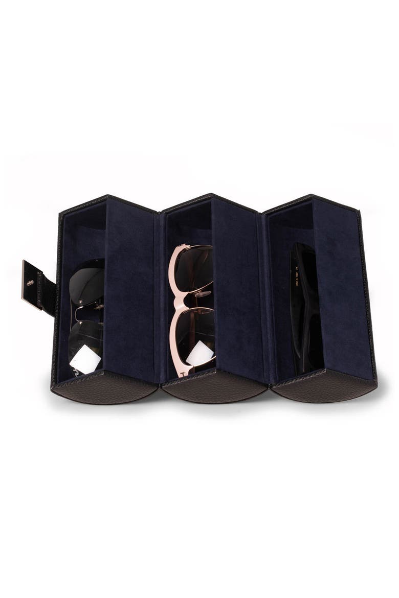 Leather Travel Sunglasses Roll, Alternate, color, MULTI COLOR