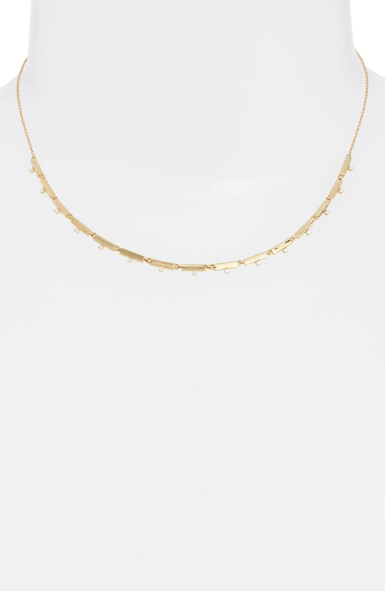 Bony Levy Kiera Scattered 18K Gold & Diamond Necklace, Alternate, color, 