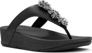 FitFlop Flowrise Embellished Wedge Flip Flop