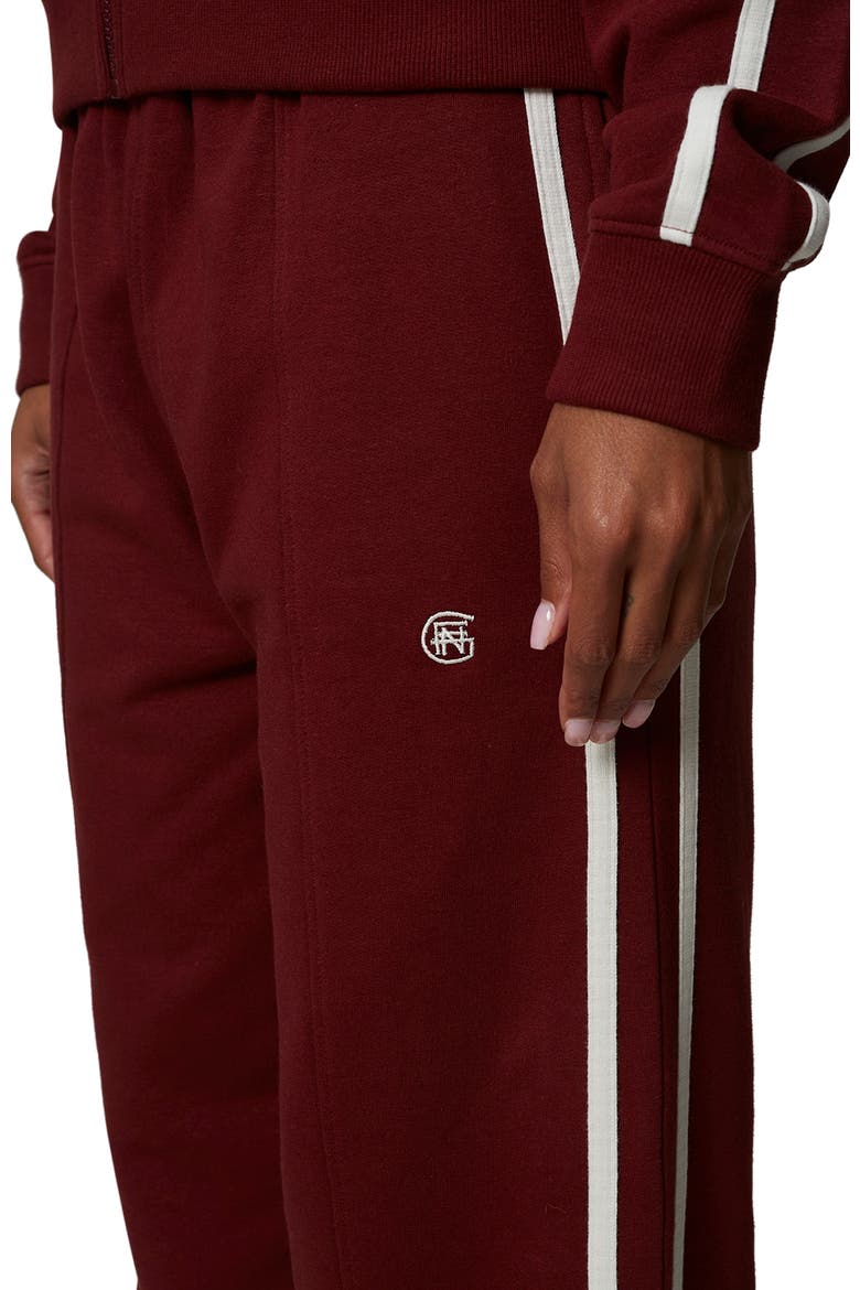 Emblem Sport Tracksuit Joggers, Alternate, color, Burgundy
