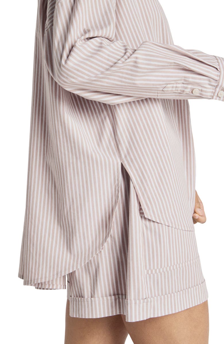 Splendid x @cellajaneblog Poplin Button-Up Shirt, Alternate, color,