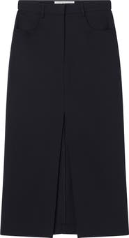 Róhe Front Slit Skirt