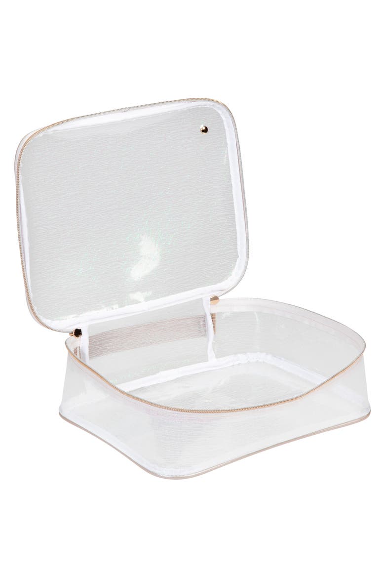 Claire Miami Dragonfly Jumbo Makeup Case, Alternate, color, NO COLOR