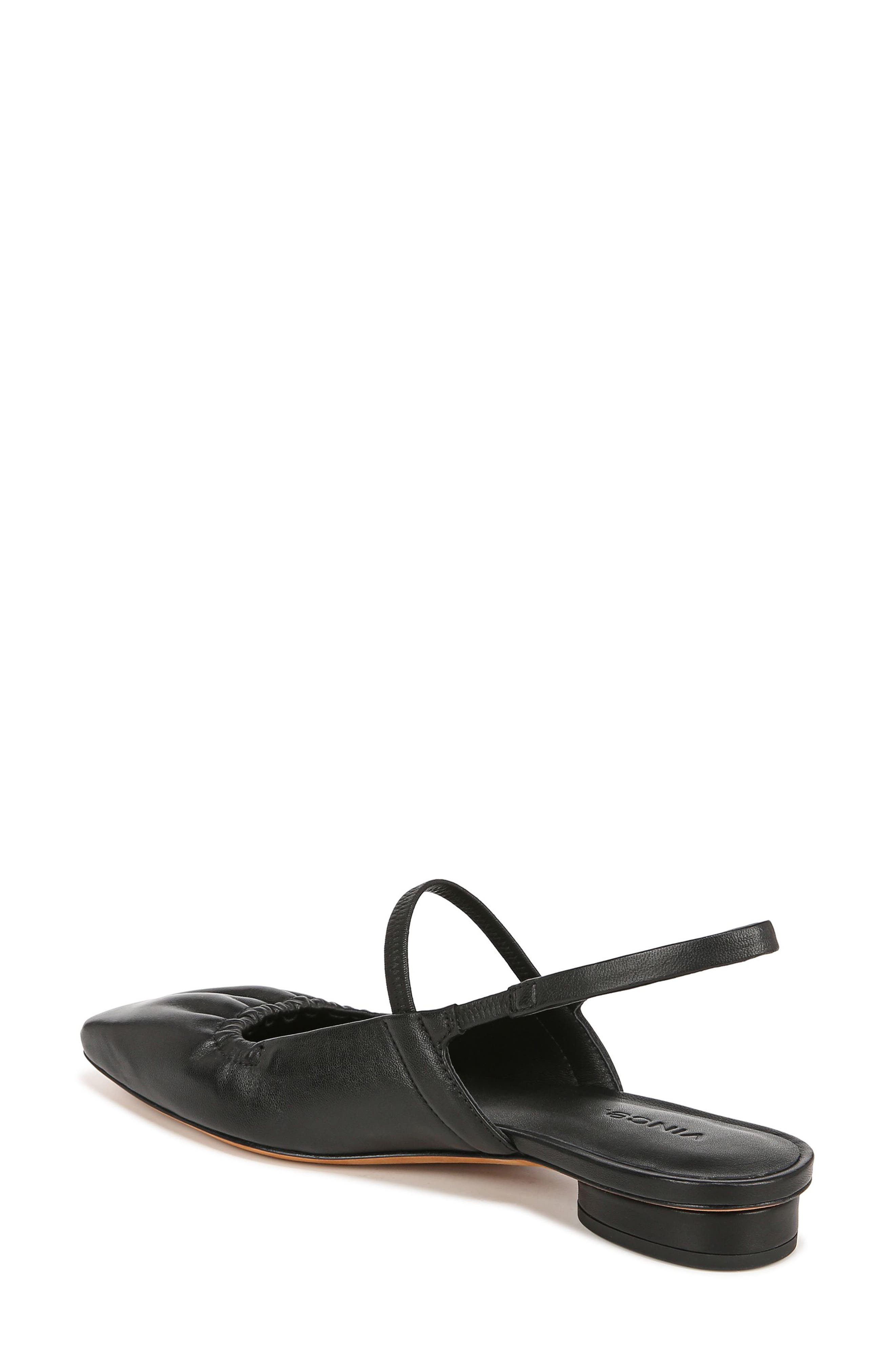 Vince Venice Slingback Flat, Alternate, color, Black