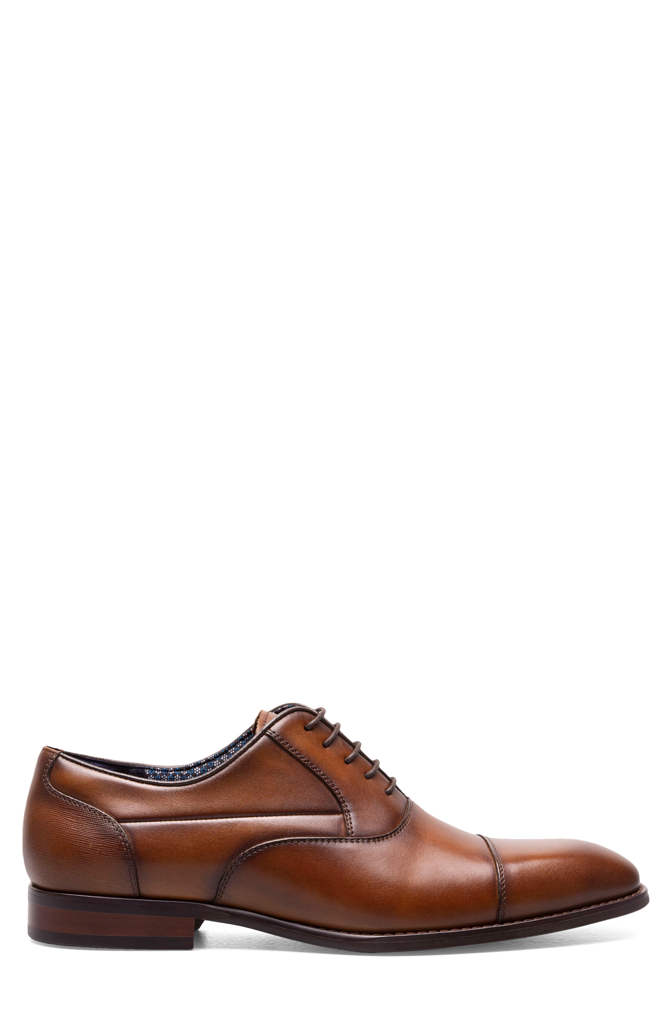 Kallum Cap Toe Oxford, Alternate, color, COGNAC