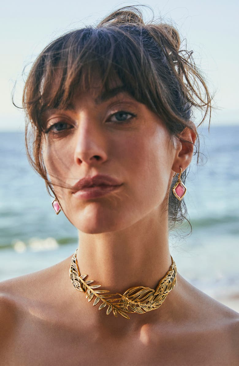 Kendra Scott Joelle Drop Earrings, Alternate, color, Gold Azalea Illusion