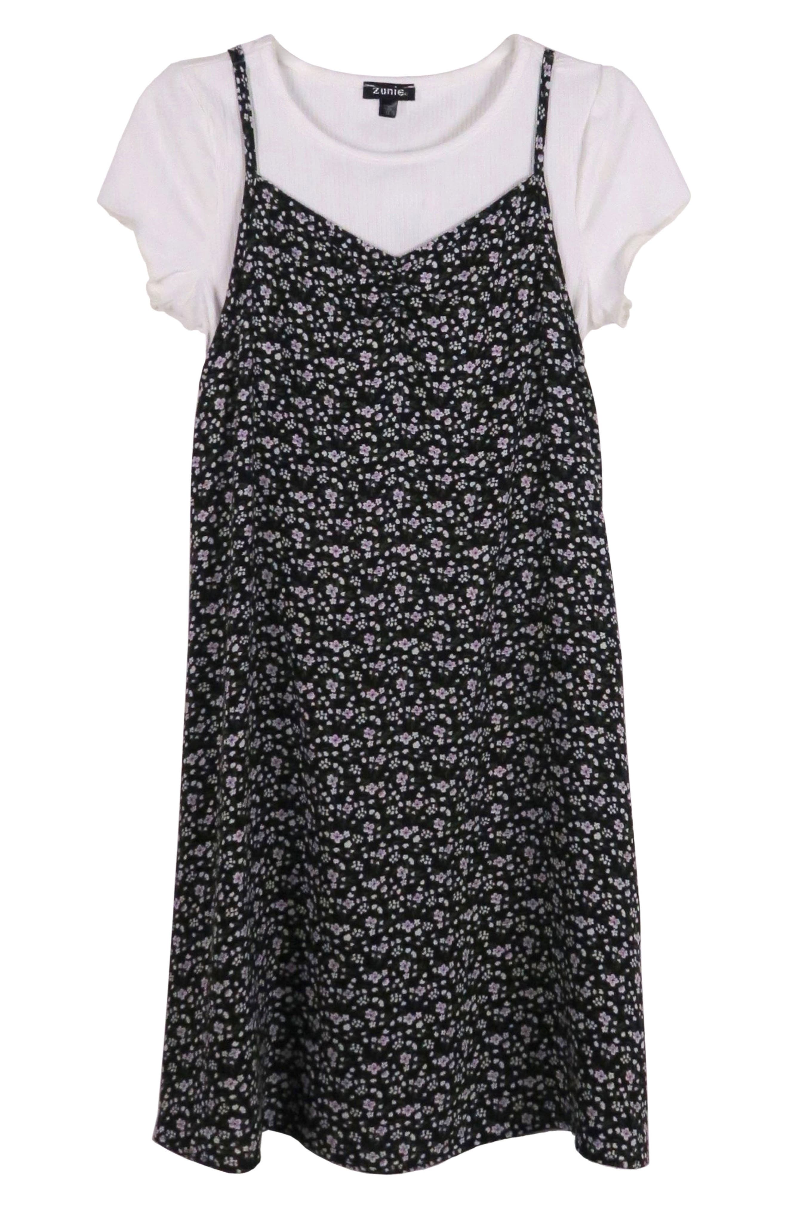 Zunie Kids' Strappy Skater Dress | Nordstromrack