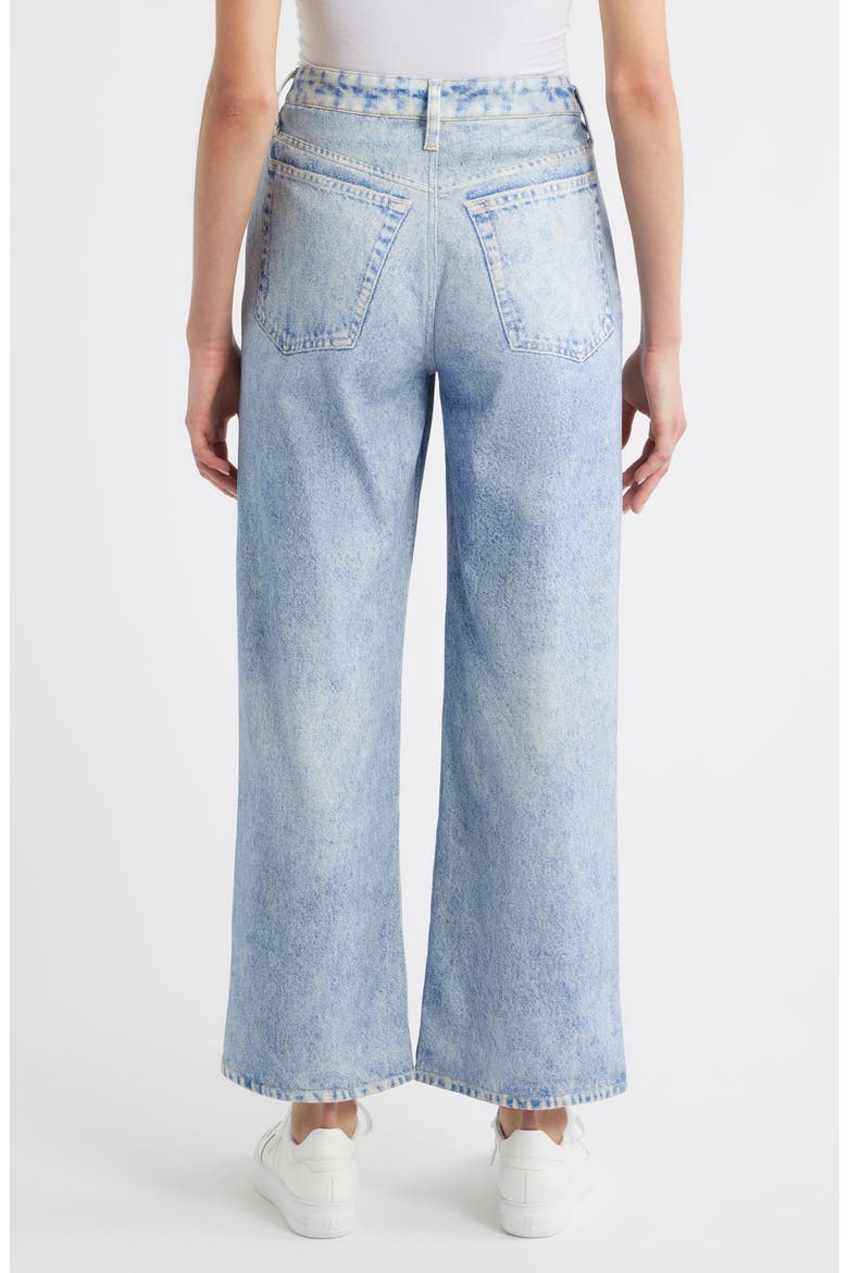 High Waist Wide Leg Knit Jeans, Alternate, color, INDIGO