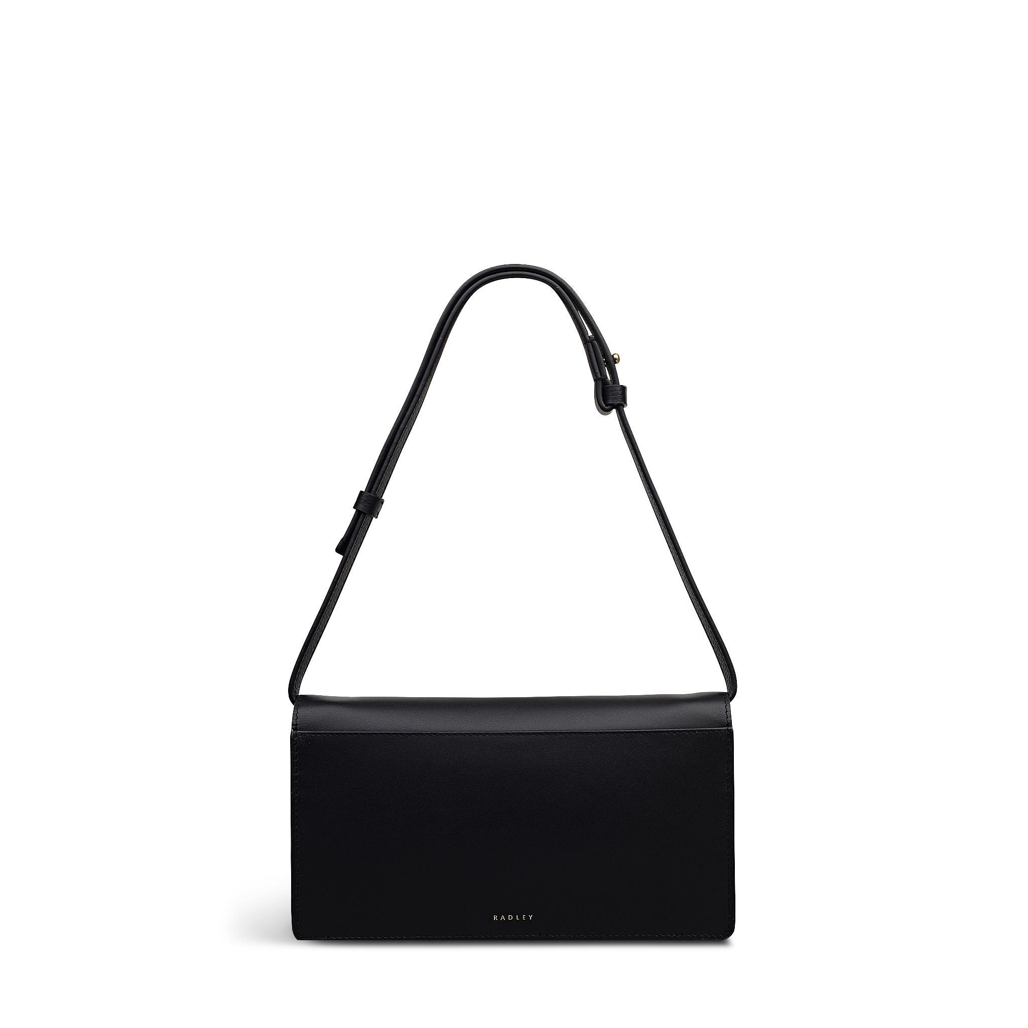 Radley The Christina Mini Flapover Shoulder Bag, Alternate, color, Black