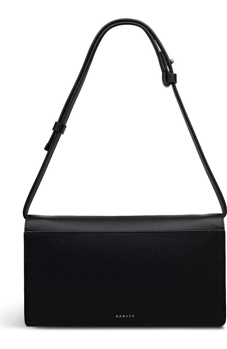 Radley The Christina Mini Flapover Shoulder Bag, Alternate, color, Black