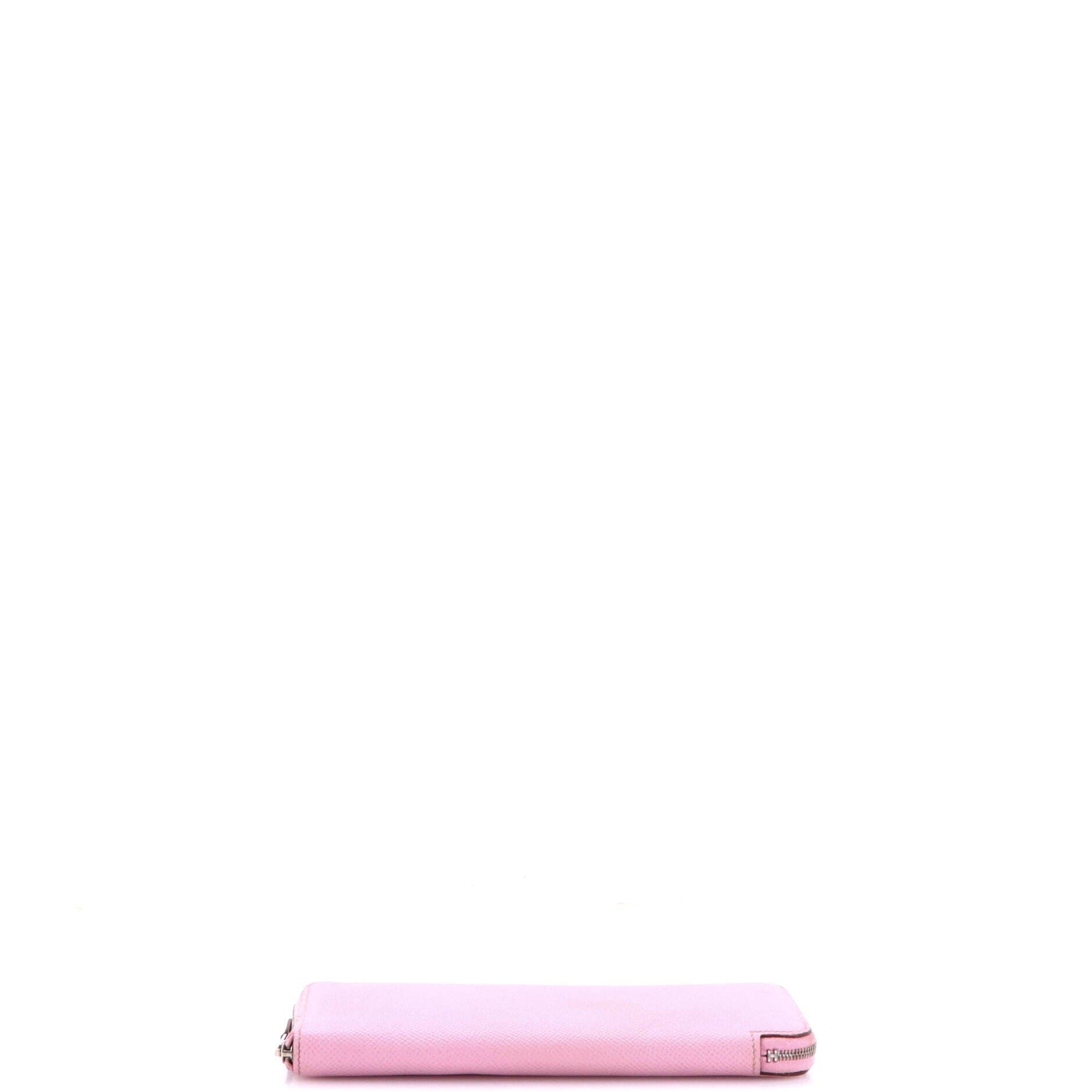 Azap Zip Around Wallet Silk'in Epsom Long, Alternate, color, Pink