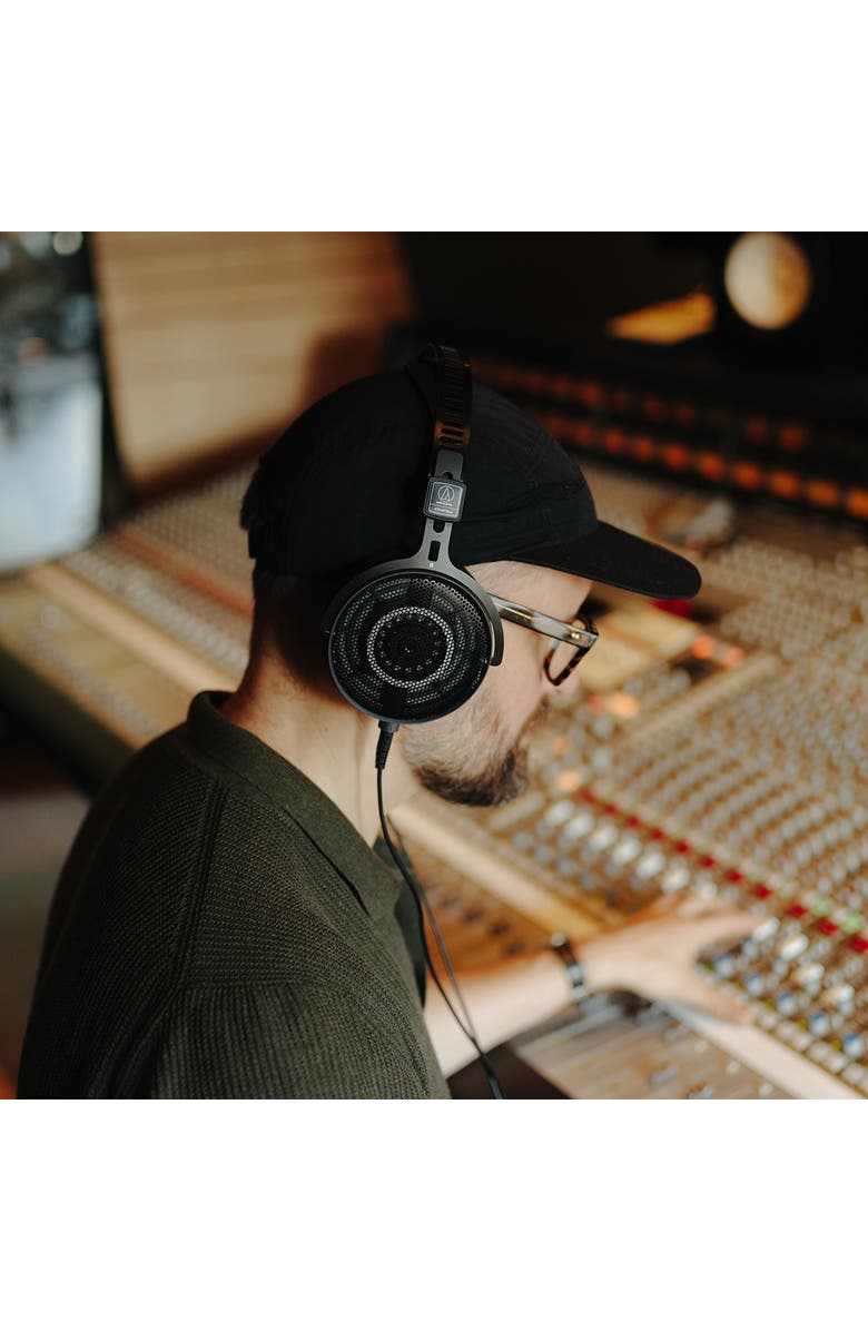 Audio-Technica ATH-R70xa Open-Back Reference Headphones, Alternate, color, Black