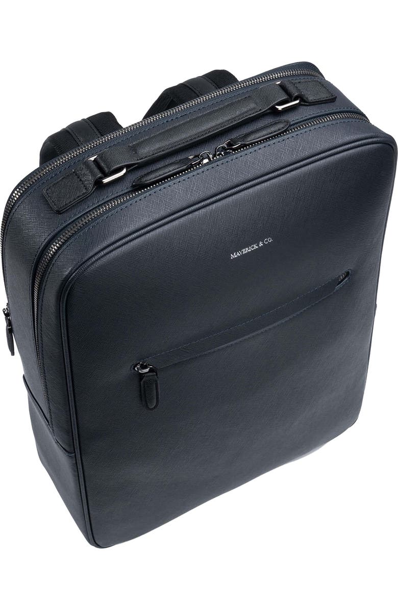 Maverick
Co. Earthen Recycled Leather Backpack, Alternate, color, Navy