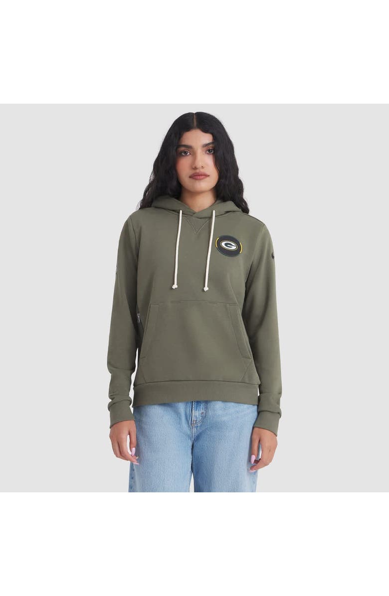 Nike Women's Nike Olive Green Bay Packers 2025 Salute to Service Sideline Standard Issue Dri-FIT Hoodie, Alternate, color, Olive