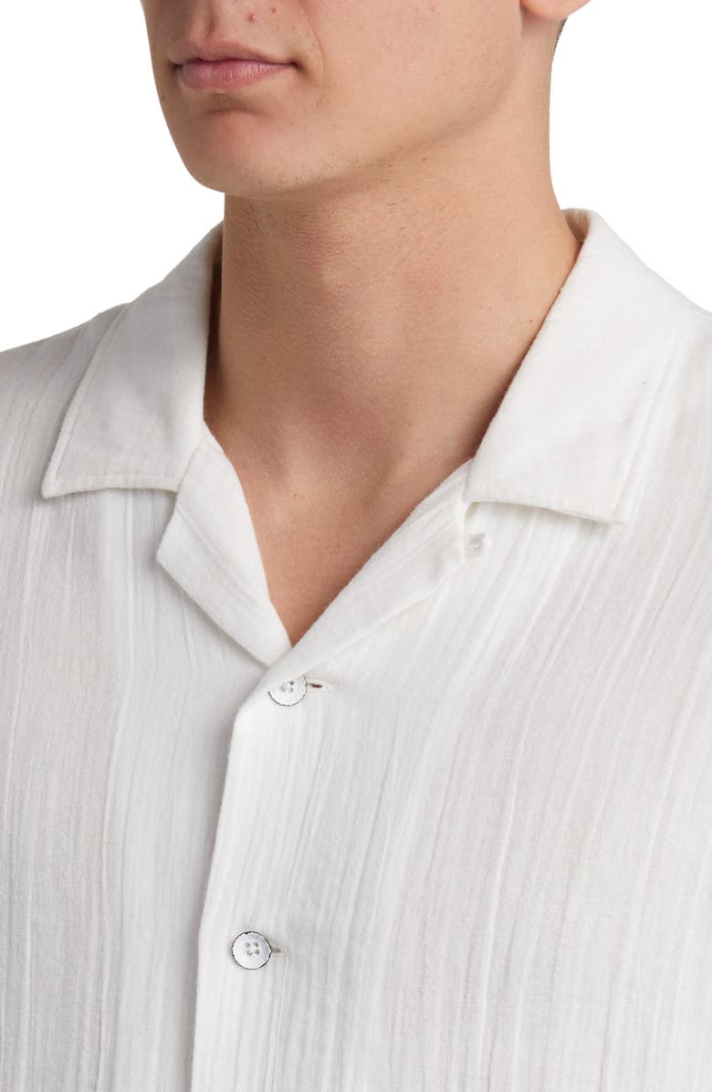 rag & bone Avery Cotton Short Sleeve Button-Up Shirt, Alternate, color,