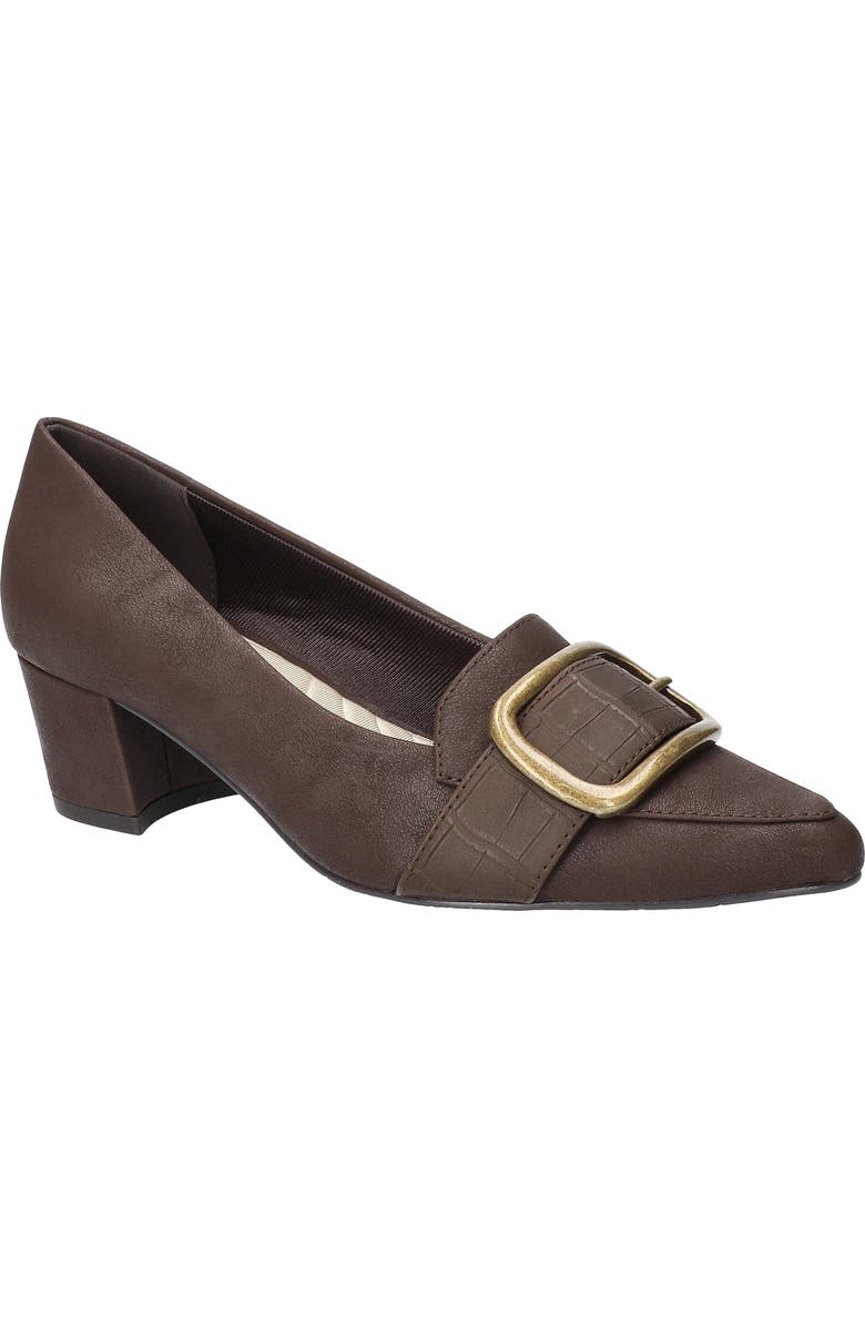EASY STREET Amber Pointed Toe Pump, Main, color, Brown Matte