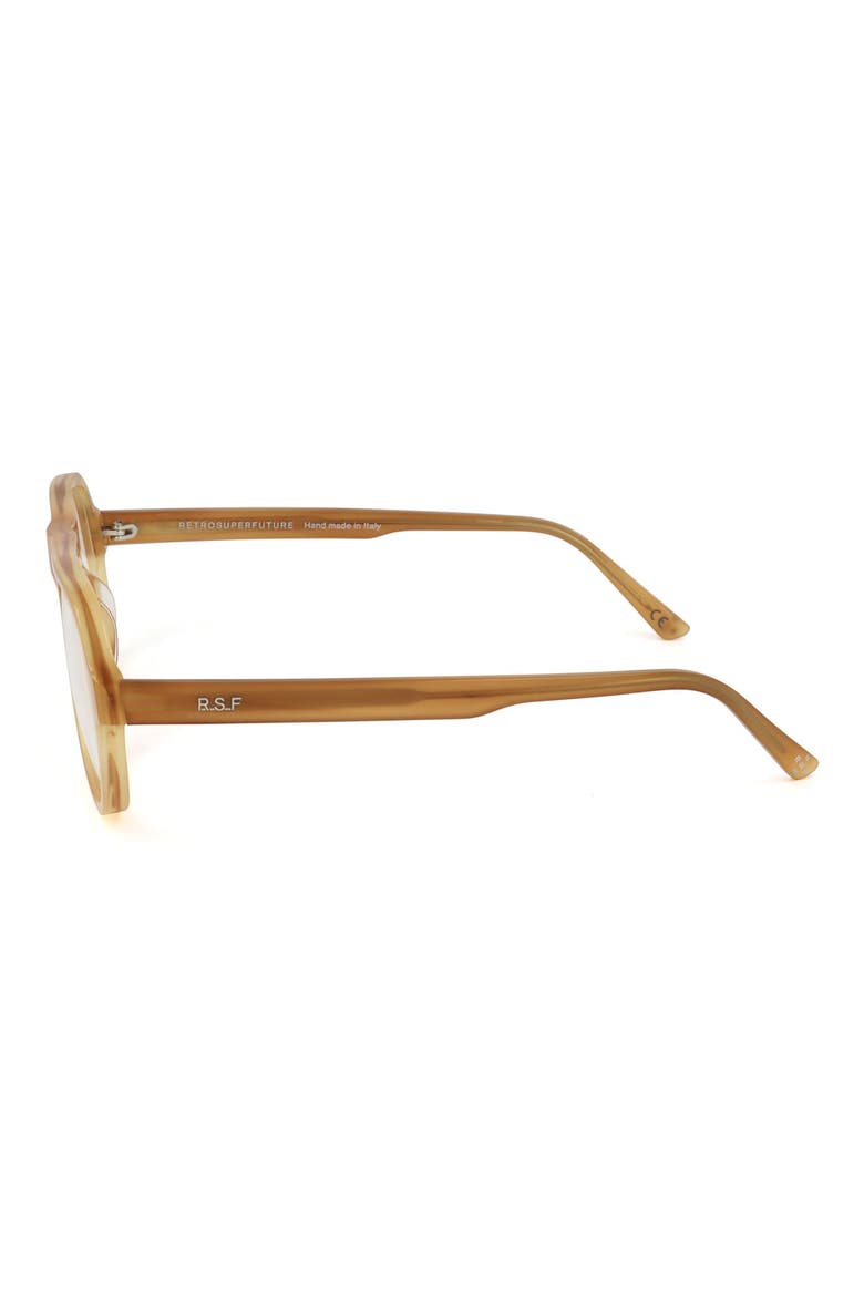 51mm Aviator Optical Glasses, Alternate, color, LIGHT BROWN