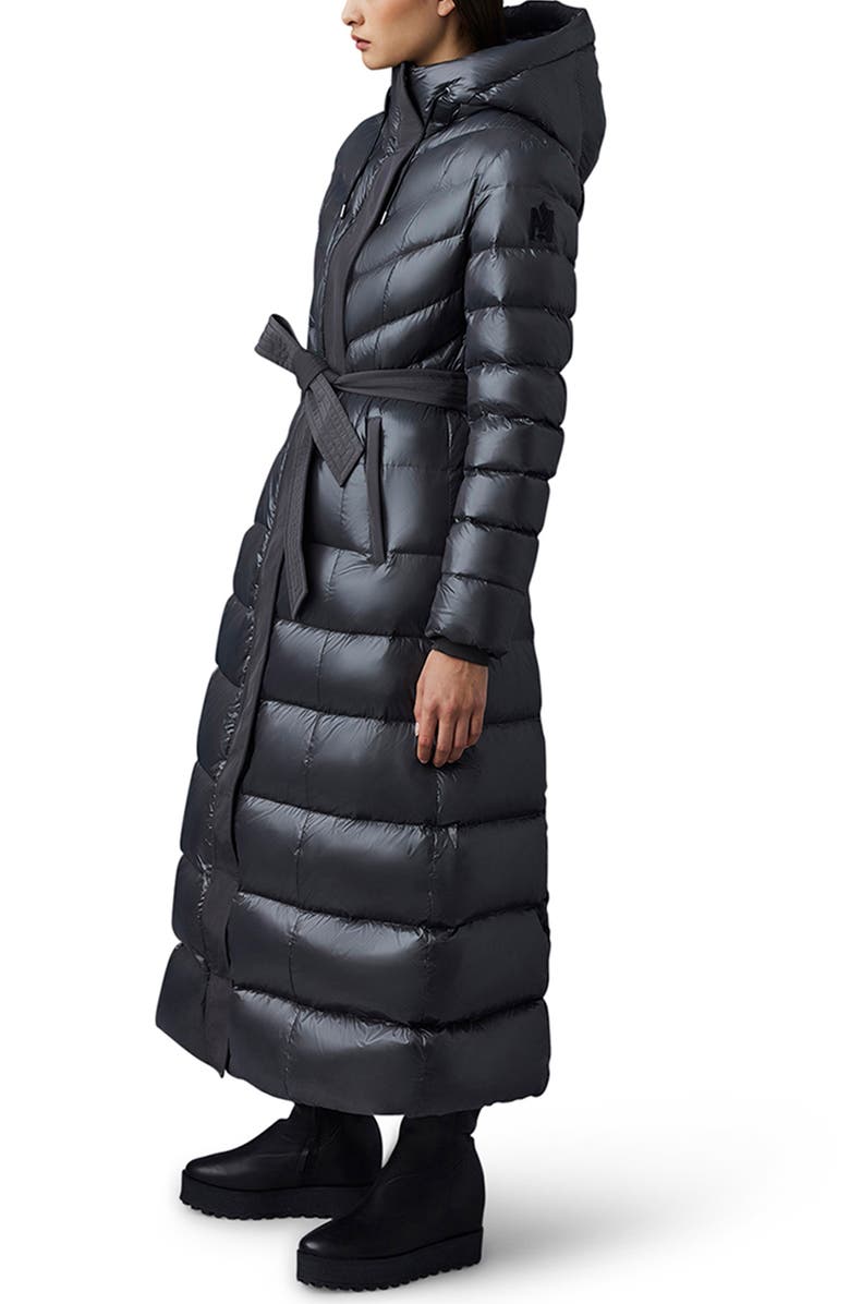 Mackage Calina Lustrous Water Repellent Down Coat, Alternate, color, 