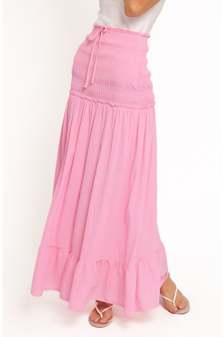 Valerie Drop Waist Maxi Skirt, Alternate, color, PINK