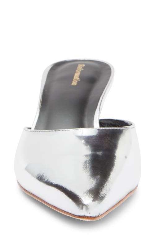Reformation Wilda Kitten Heel Mule