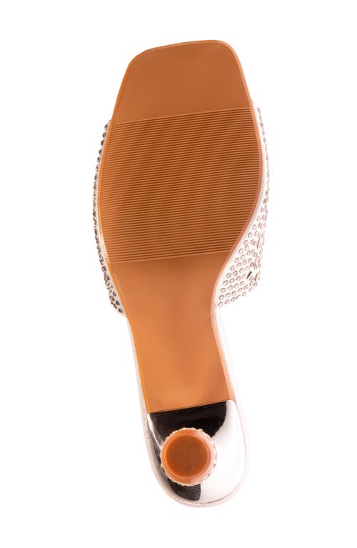 Lady Couture Fairy Studded Scallop Metallic Sandals In Silver
