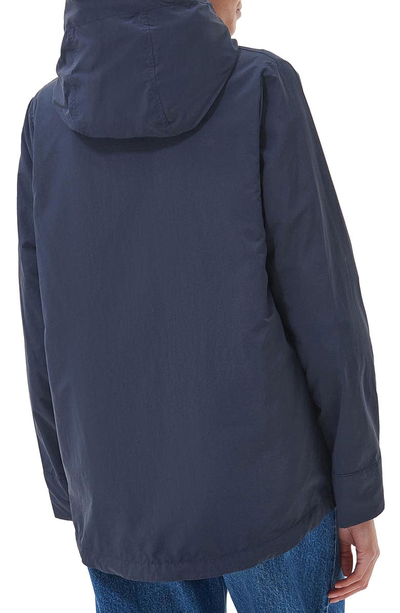 Barbour Geranium Water Resistant Hooded Jacket, Alternate, color,