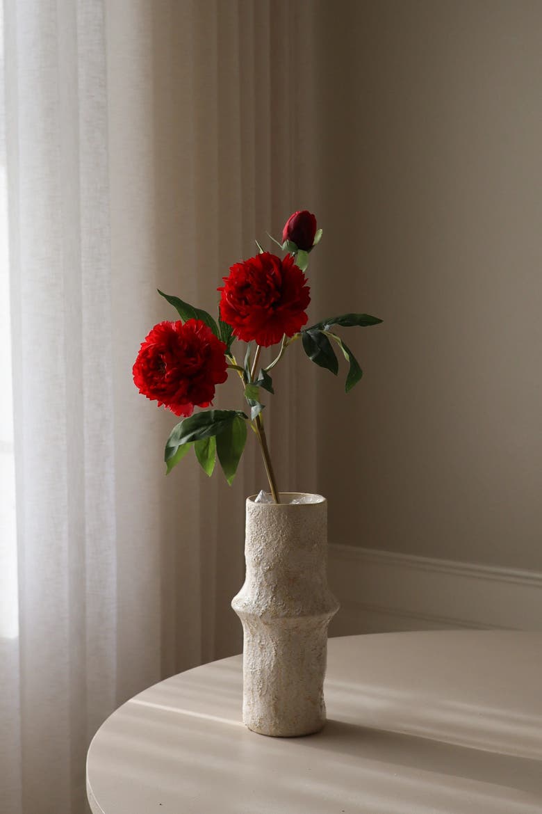 Dark Red Peony Flower, Alternate, color, Dark Red
