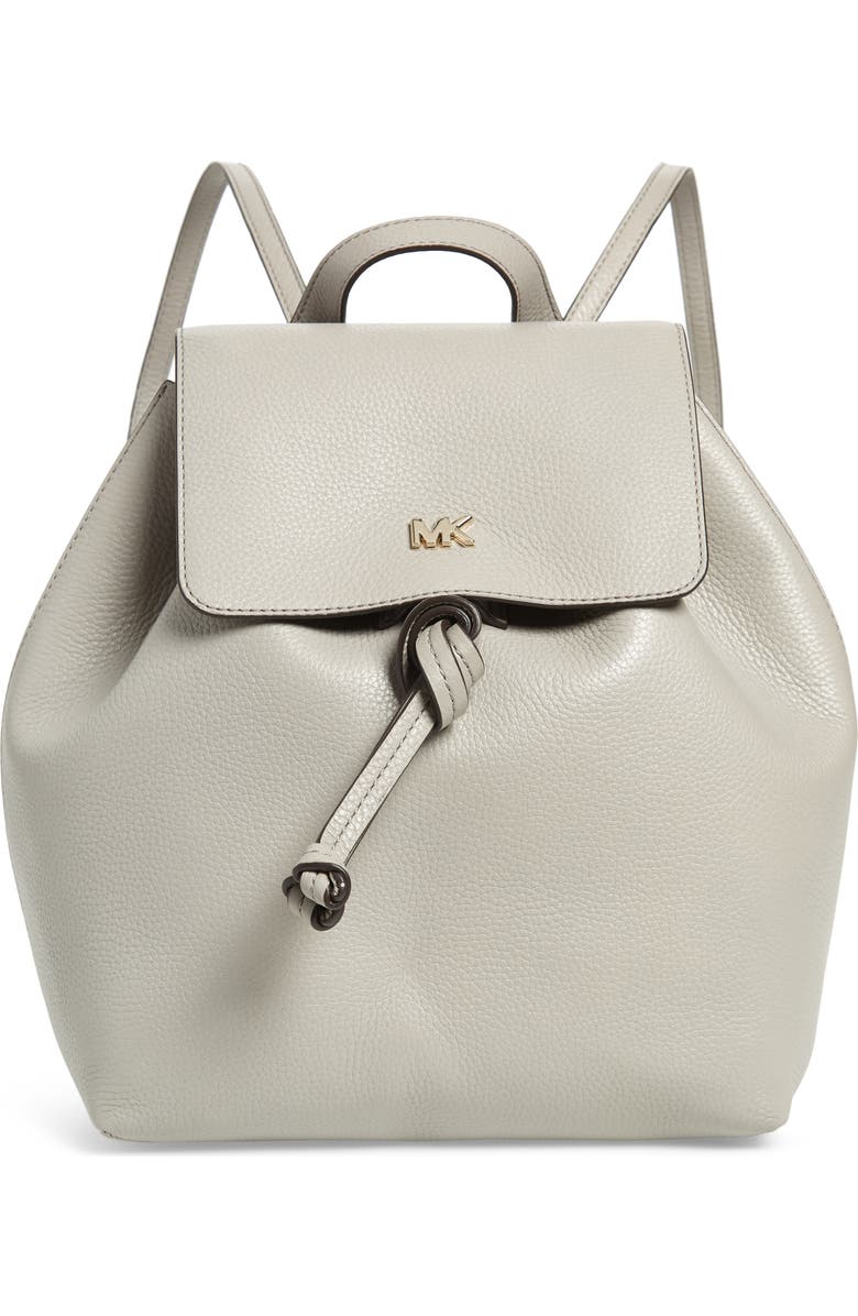 MICHAEL Michael Kors Medium Leather Backpack, Main, color,