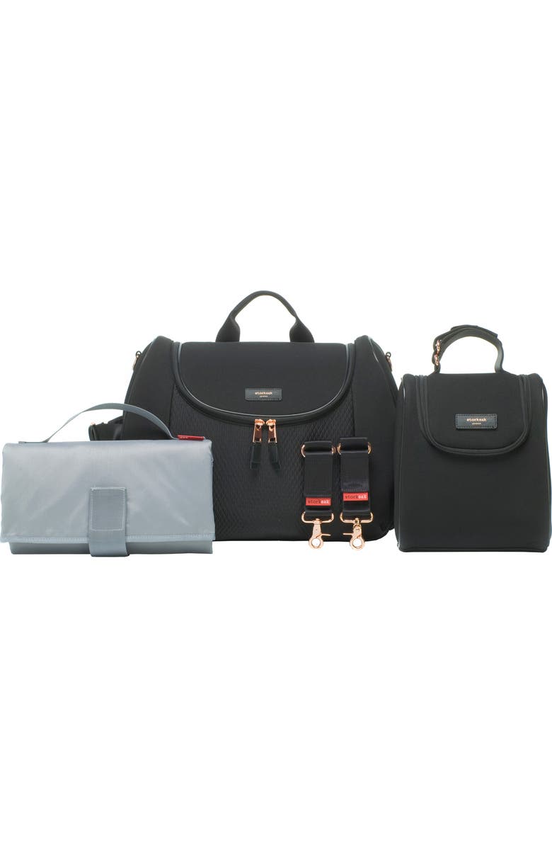 Storksak Poppy Lux Convertible Diaper Bag, Alternate, color,