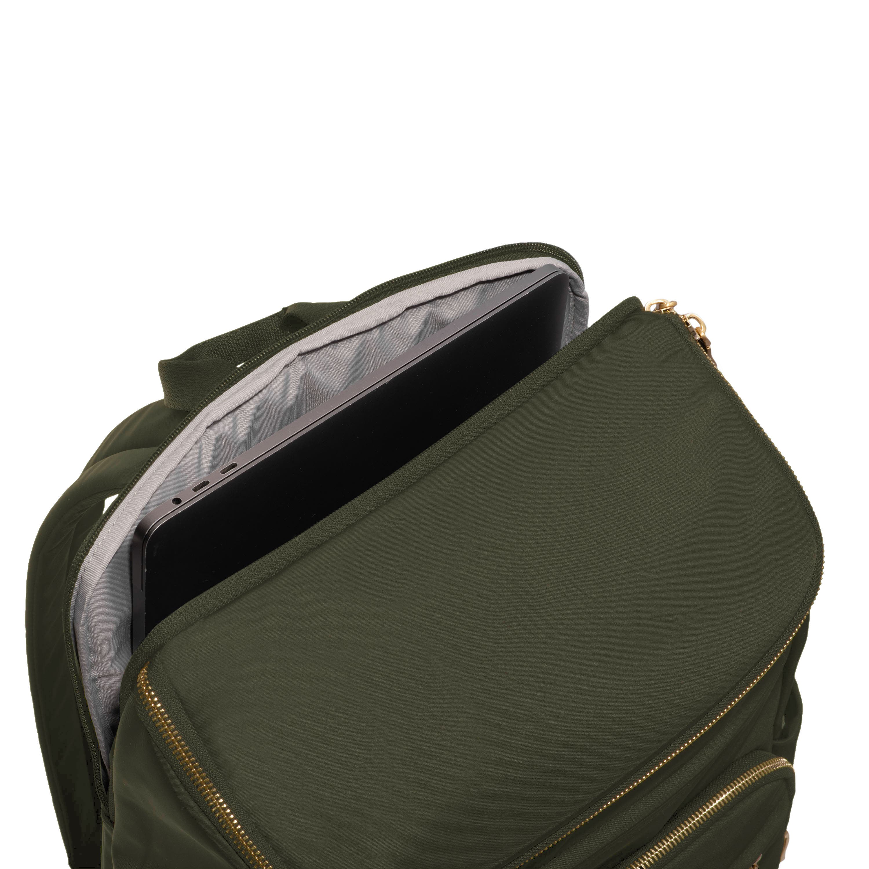 Lexington Backpack, Alternate, color, Olive Twill W/ Gold Hardware