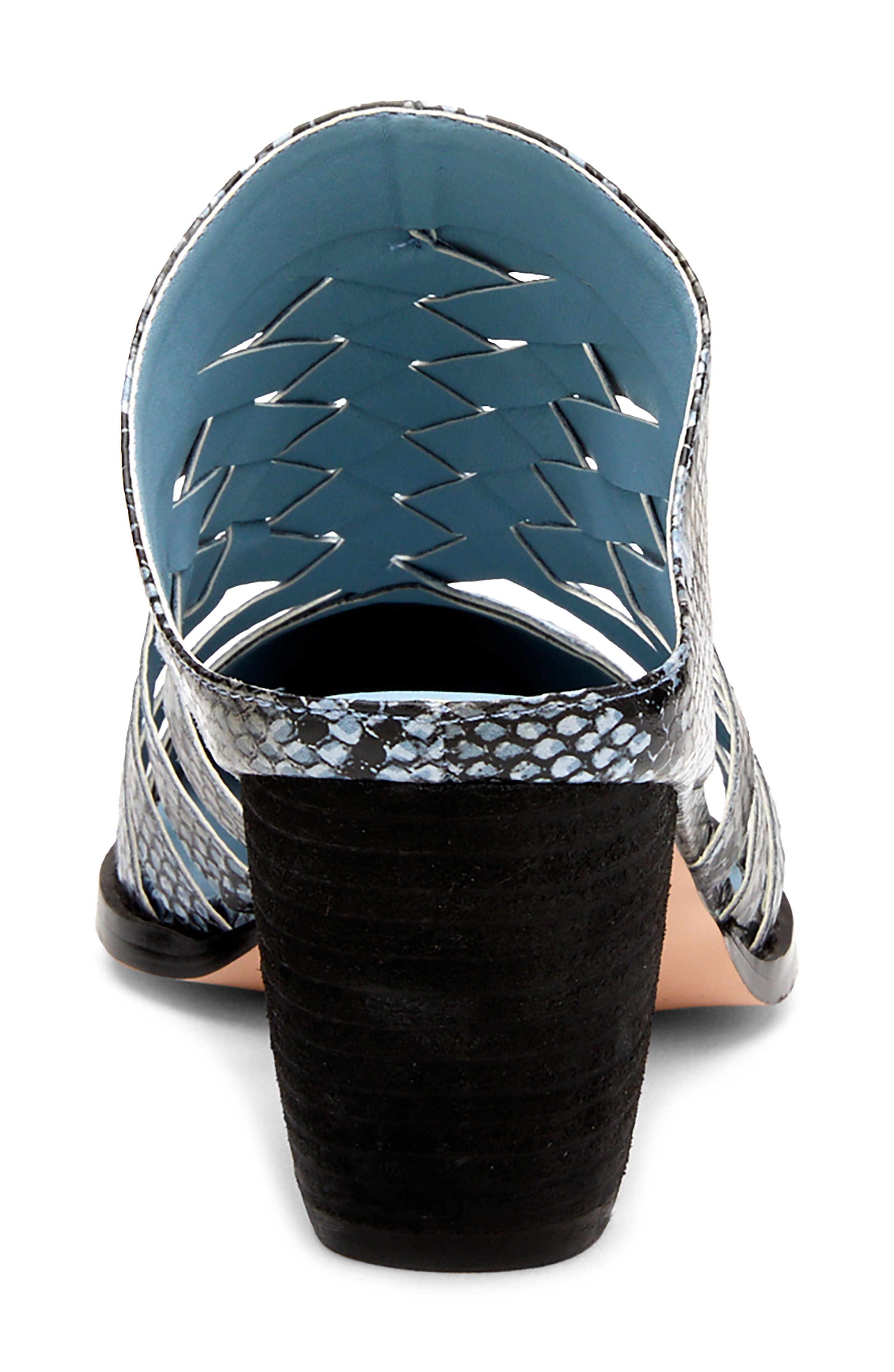 Coconuts by Matisse Gold Coast Snake Embossed Woven Mule, Alternate, color, 