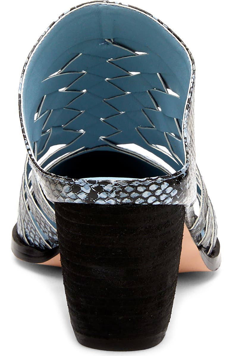 Coconuts by Matisse Gold Coast Snake Embossed Woven Mule, Alternate, color,